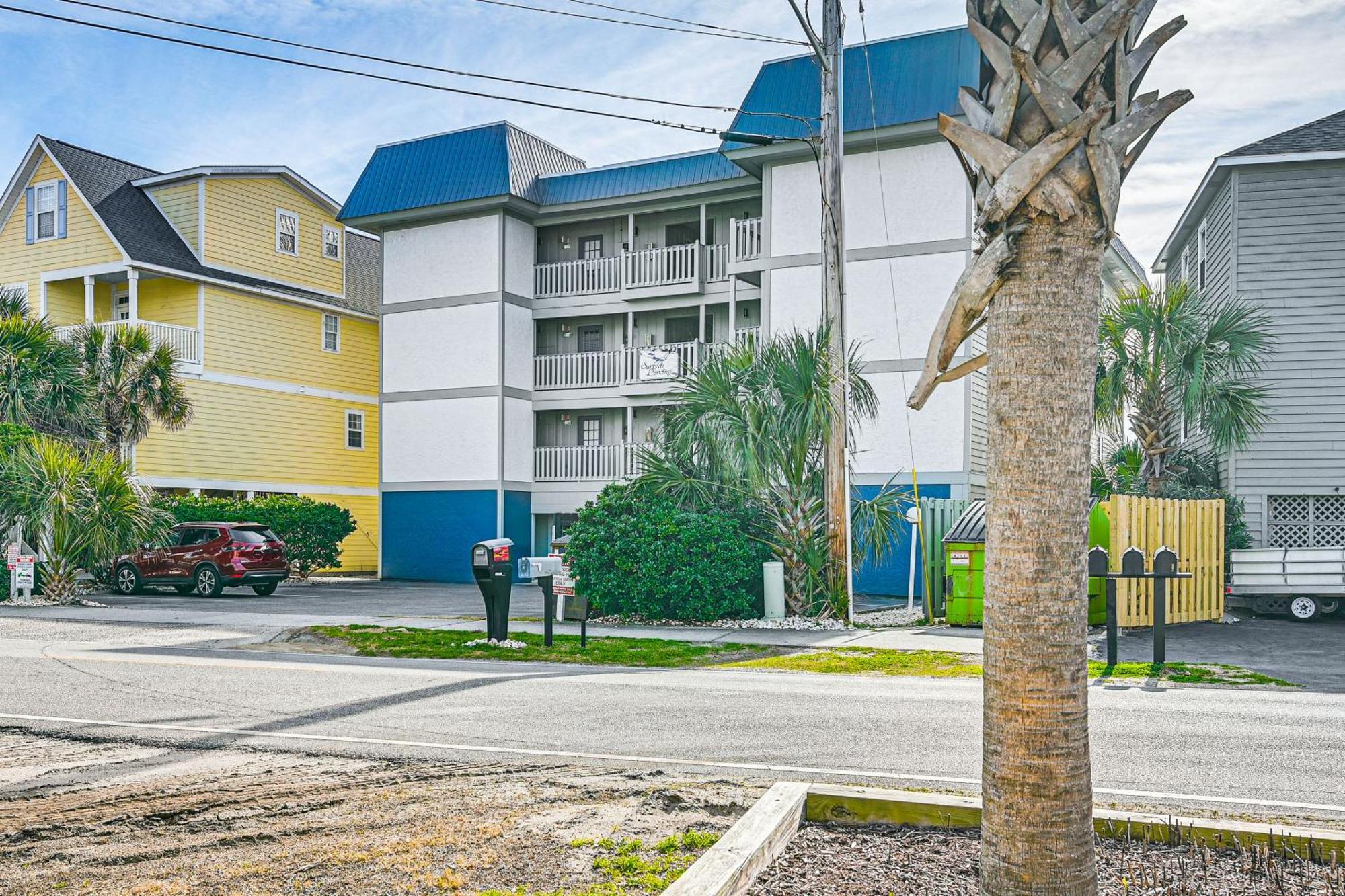 On-The-Beach Escape Oceanfront In Surfside! Myrtle Beach Esterno foto